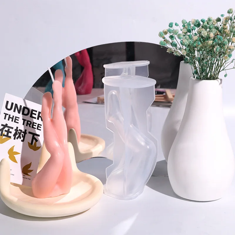 Форма для свечей ручной работы ароматерапии необычная форма ног