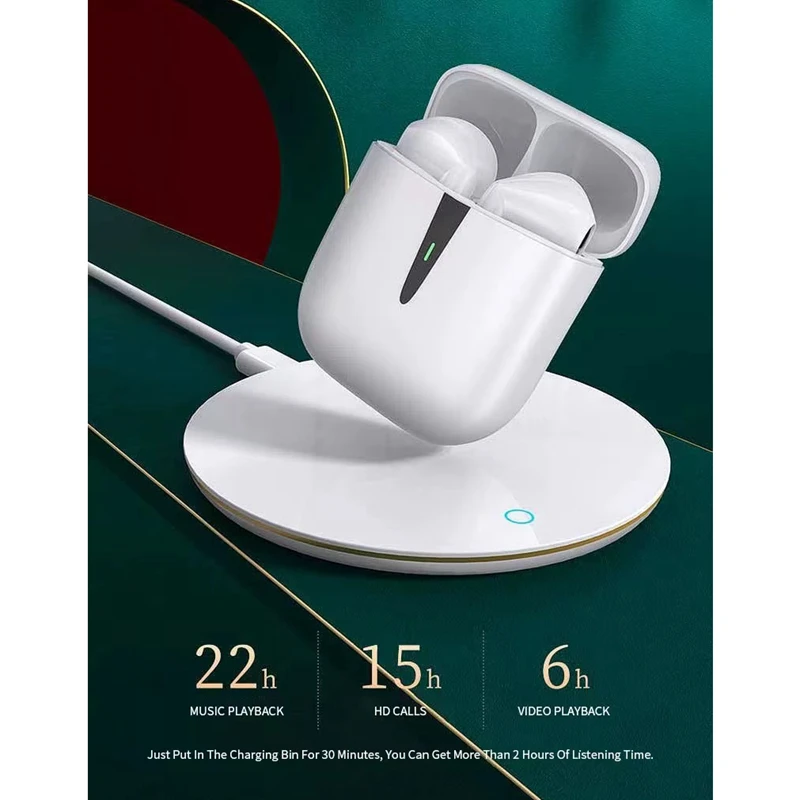 Оригинальная нейтральная Bluetooth-гарнитура J01 беспроводная полувкладыши Поддержка