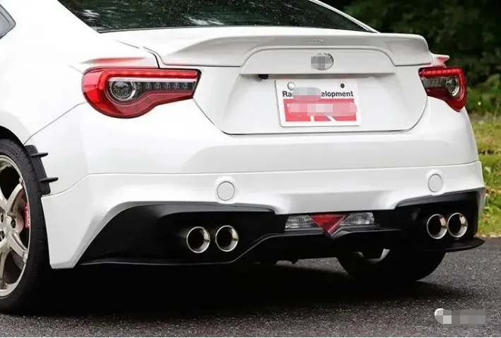 

For toyota GT86 subaru brz spoiler rear trunk spoiler TRD style rear wing ABS material black and white color 2013-2020 year