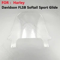 for harley davidson flsb softail sport glide 2018 2019 2020 2021 touring windshield windscreen wind deflectors black gray