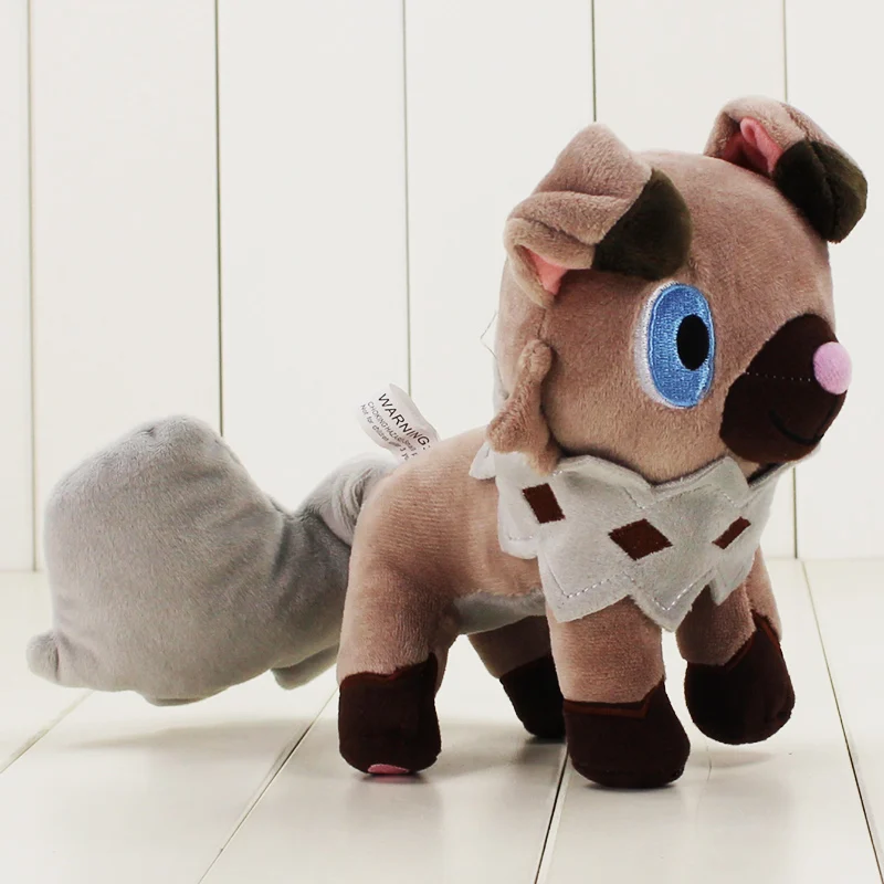 

20 см мультяшная игра собака Rockruff плюшевые куклы мягкие плюшевые игрушки