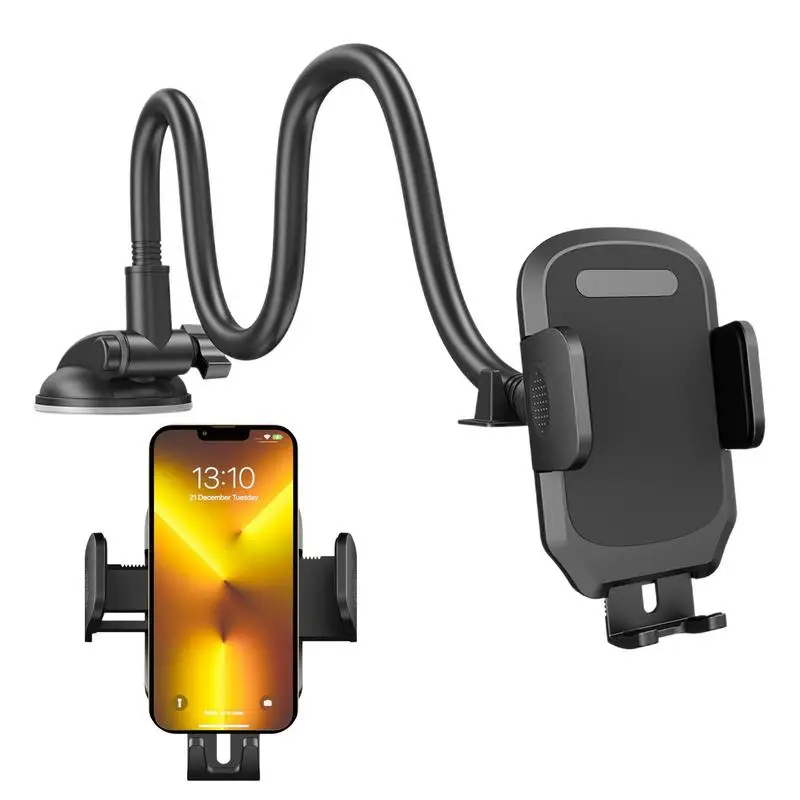 

Suction Phone Mount For Car Anti-Shake Windshield Long Arm Phone Holder Car Accessories For Off-Road Vehicle Trucks Minivan