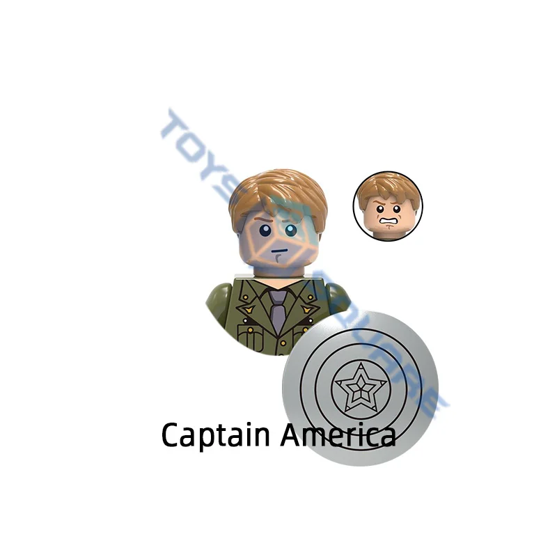 Модель Капитана Америка строительные блоки кубики MOC набор подарков игрушки для