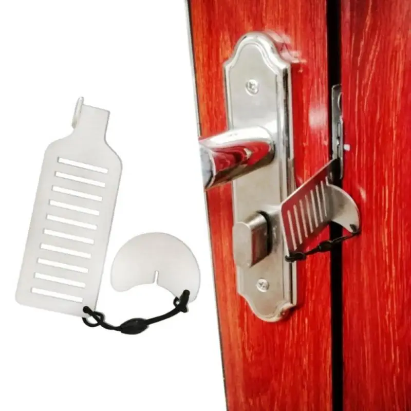 Door Lock Security For Travel Heavy Duty Portable Stoppers Hotel Jammer Home Device