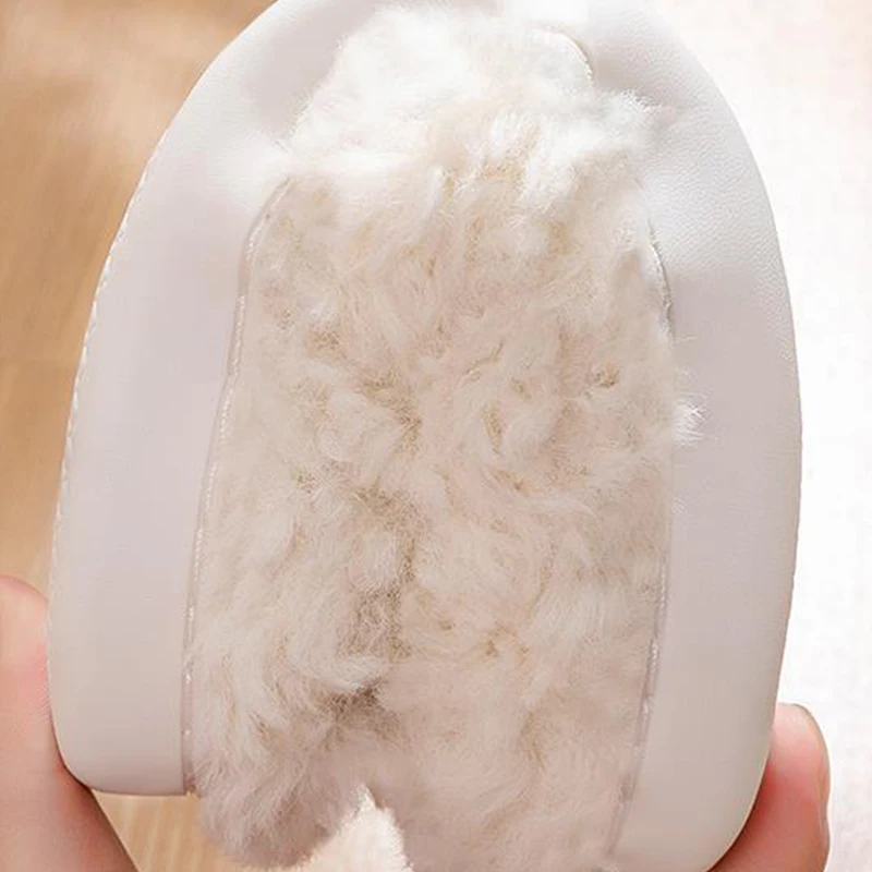 Cute Sheep Plush Slippers Female Autumn and Winter Non-slip Home Plush Women Warm Couple Cartoon Slippers Cotton Slippers