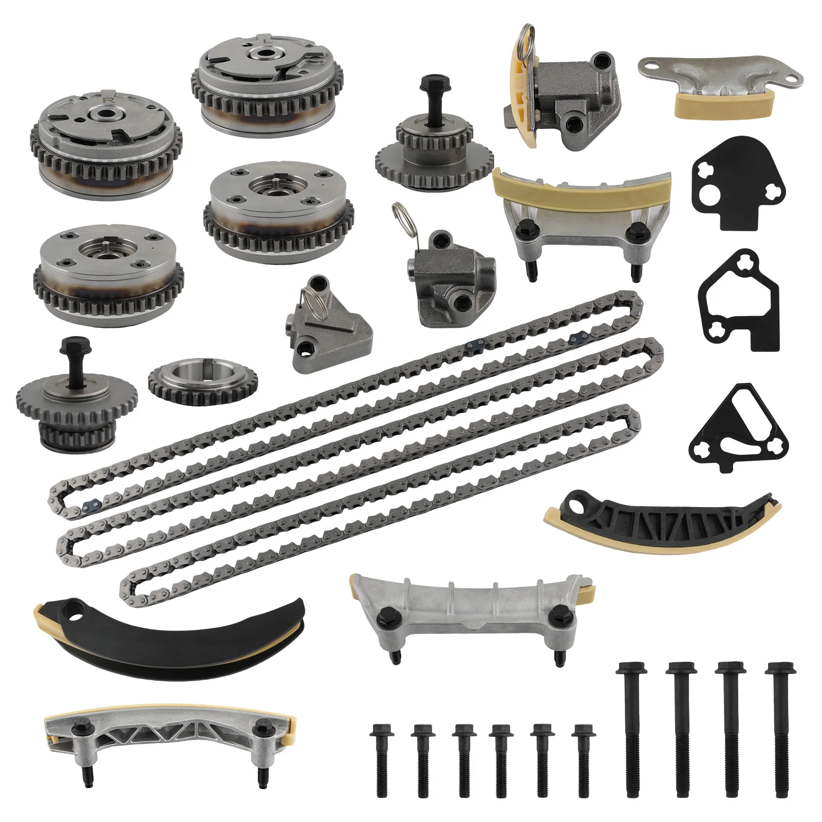 Цепочка ГРМ VVT для Saab 9-4X 2.8L V6 9-5 Saturn Aura 12665856 12626161 12626160 12665857 12672485