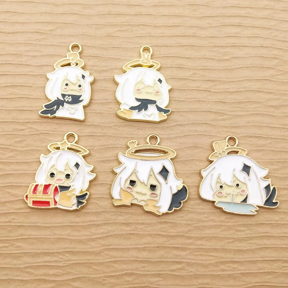 

10pcs Enamel Cartoon Charm for Jewelry Making Fashion Necklace Pendant Earring Charms Diy Accessories Craft Supplies