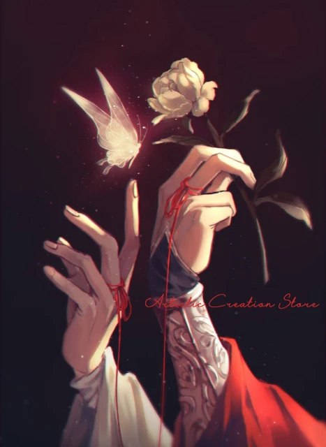 

Китайское аниме Небесный официальное благословение постер на холсте