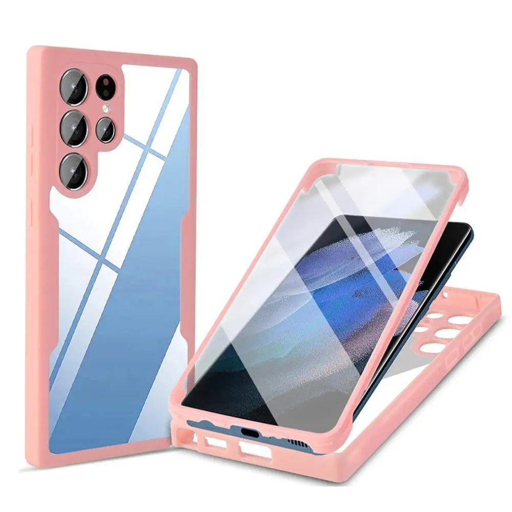 

2023 Ultrathin Clear Phone Cases for Samsung Galaxy S23 Plus Ultra Soft Silicone Transparent Covers SamsungS23 S23Plus S23Ultra