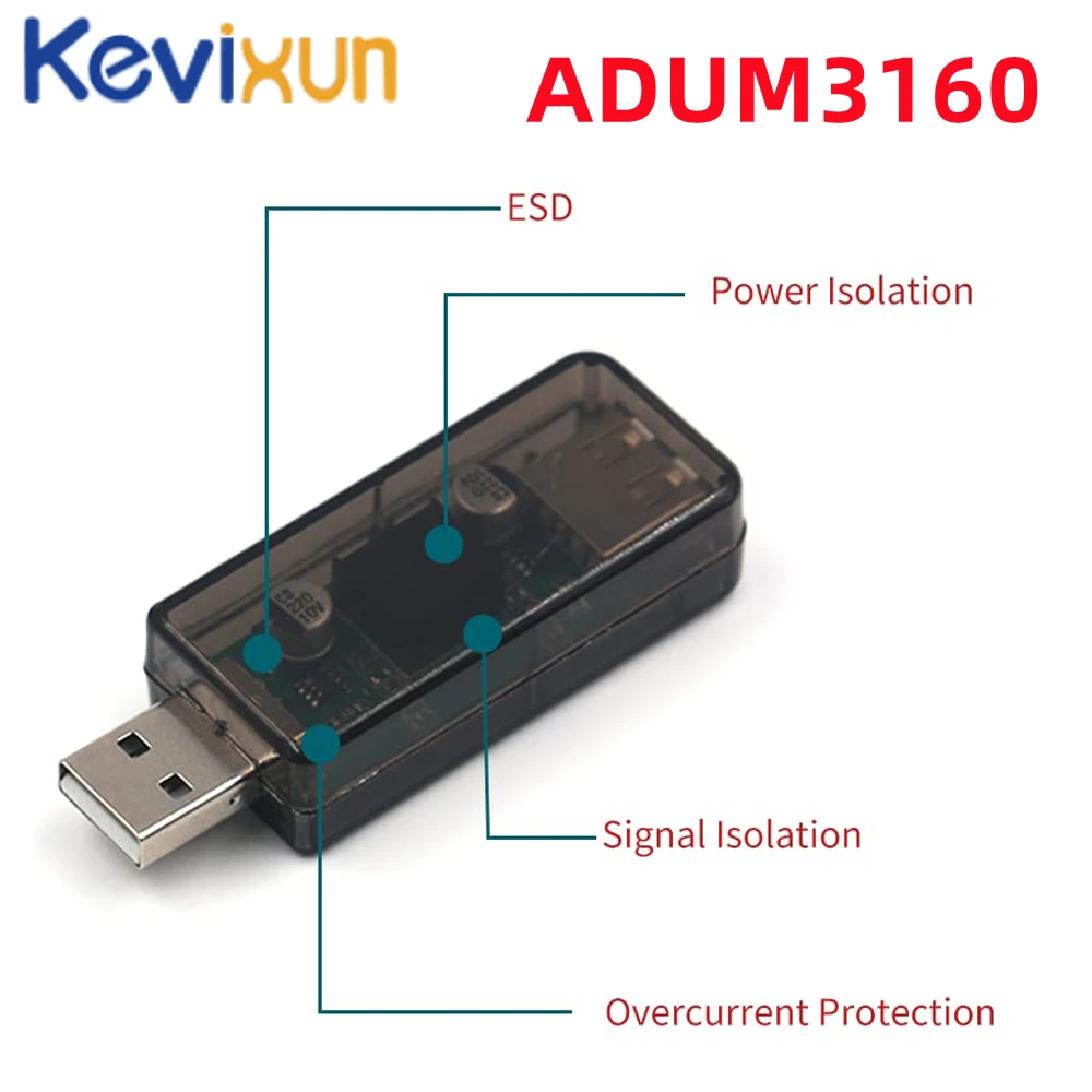 USB-модуль изоляционной платы ADUM3160, USB цифровой сигнал, мощность аудио, модуль изолятора 1500V