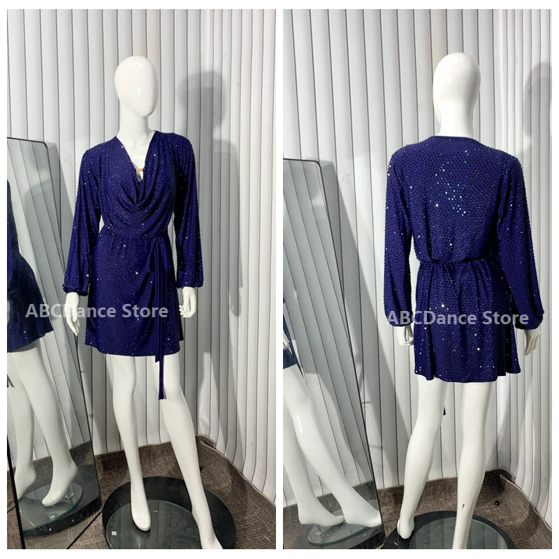 Женское платье для соревнований по латинским танцам BaileSalsa Rhythm США 10