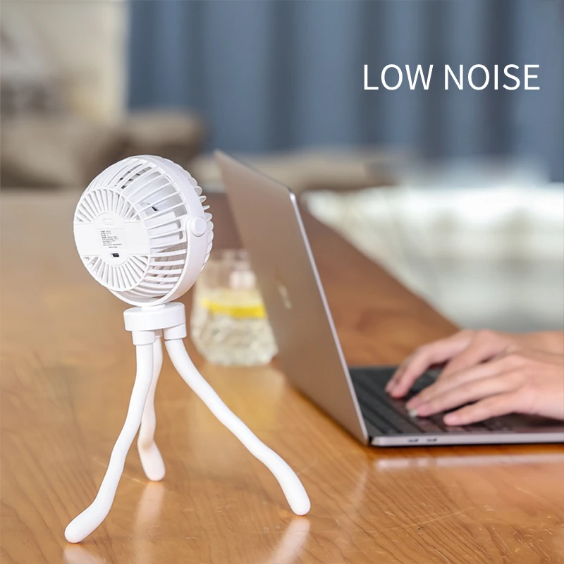 Мини-вентилятор со штативом для детской кроватки 2000 мАч |