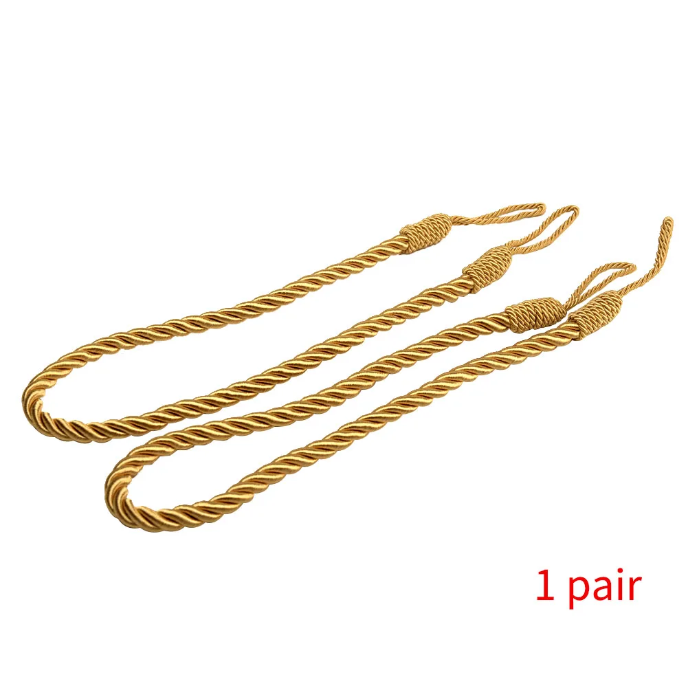 

1pair Professional Hanging Tassel Ropes Bedroom Home Decor Accessories Bandage Window Living Room Curtain Tieback Indoor Holder
