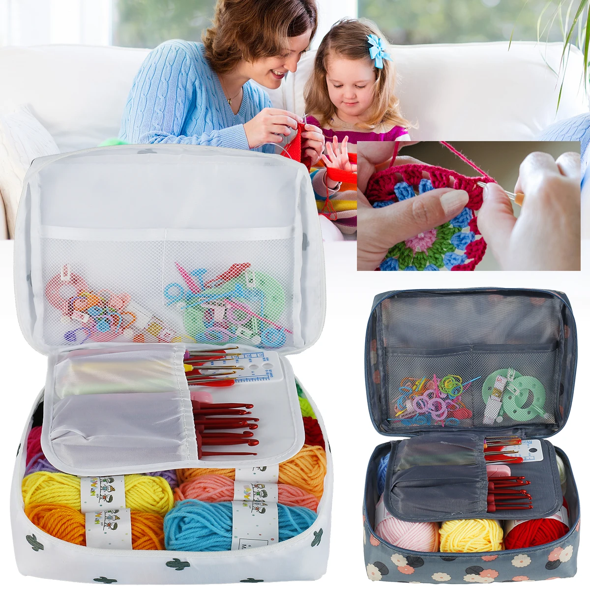 

79/82 шт., Детские эргономичные крючки с сумкой для хранения и аксессуарами