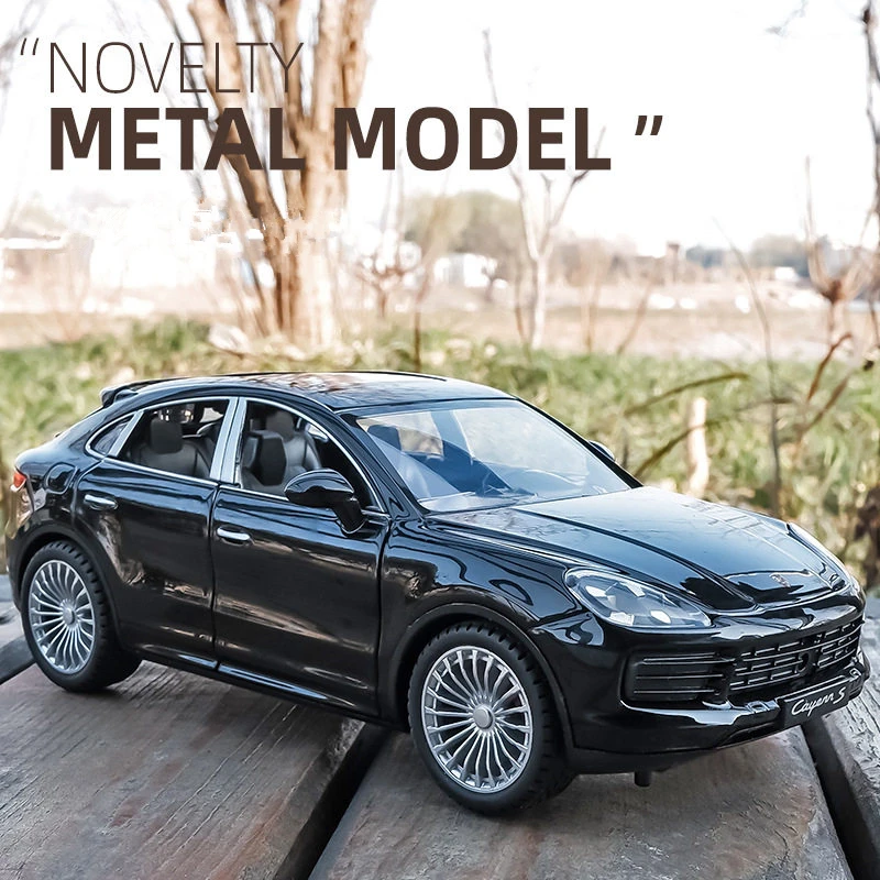 

1:24 Porsches Cayenne Turbo SUV модель автомобиля из сплава литая металлическая Игрушечная модель автомобиля Имитация звука светильник коллекционный по...