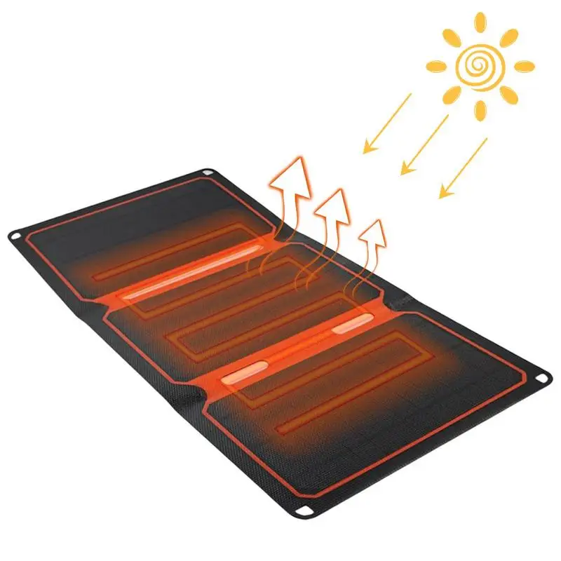

21W Waterproof USB Solar Charger Solar Panel Charger Outside Charging Compatible With Smartphones Tablets Cameras Camp RV
