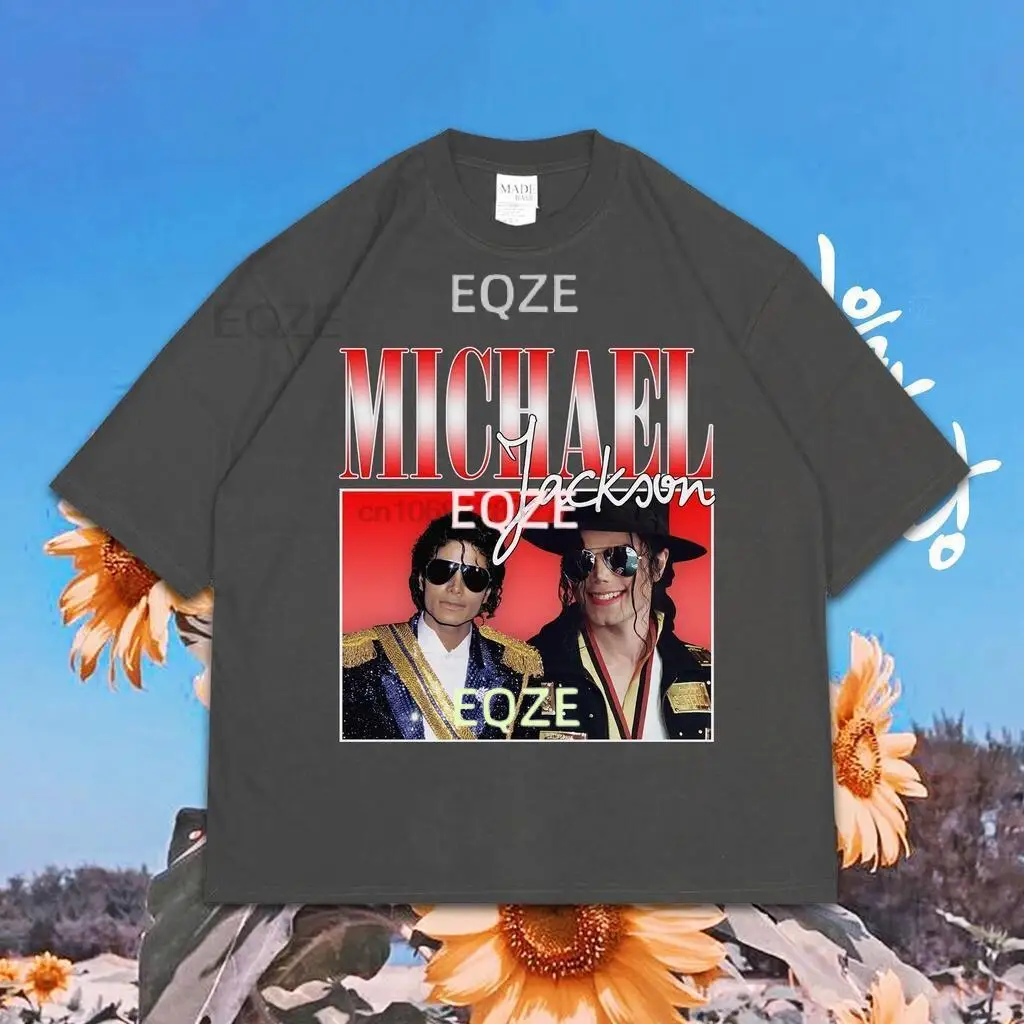 Винтажная Футболка оверсайз Майкла Джексона = футболка Као