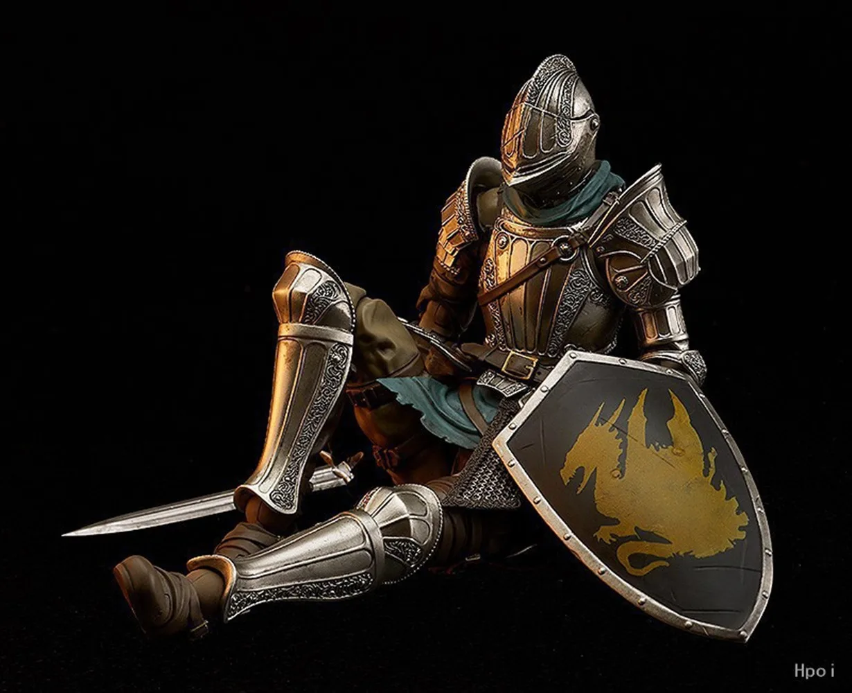 Фигурка Dark Souls Figma 15 см, в рифленых доспехах, PS5, ПВХ, аниме-фигурка, модель Figma 590, коллекционная игрушка, кукла, подарок (art.: 3920d9a35a67d) - 3920d9a35a67d