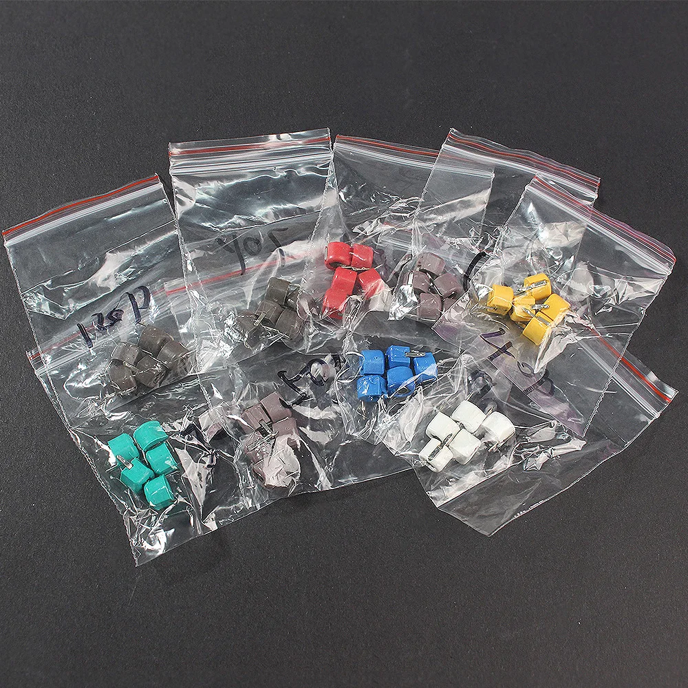 

45PCS JML06 Trimmer Capacitor Assorted Kit 5PF~120PF, Variable Capacitors Set Pack 5PF 10PF 20PF 30PF 40PF 50PF 60PF 70PF 120PF