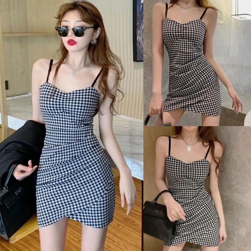 

Женское винтажное платье с V-образным вырезом, на бретелях