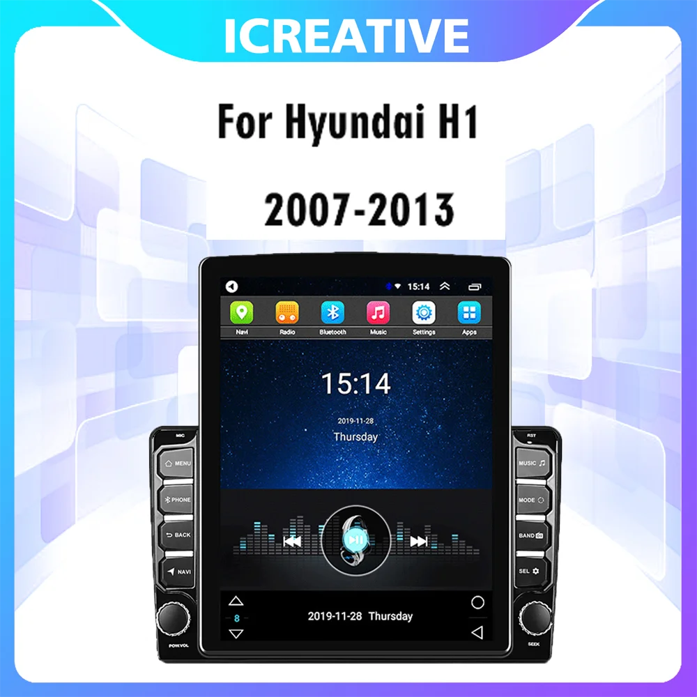 

For Hyundai H1 2007 - 2015 2 Din 9.7" Tesla Screen Car Multimedia Player 4G Carplay Autoradio GPS Navigator Android Stereo