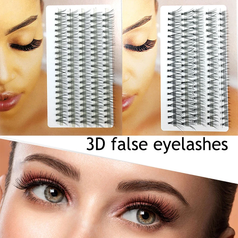 

100 Cluster Natural Faux Mink Lash Grafting Individual Eyelashes False Eyelashes Women Beauty DIY Cosplay Eye Makeup Fake Lashes