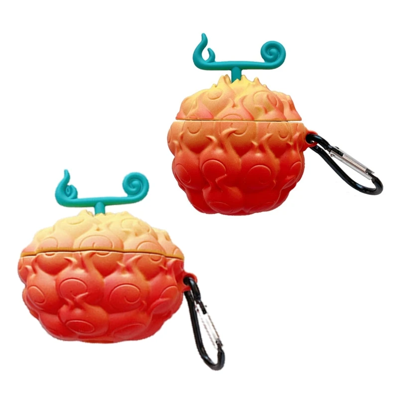 

Силиконовый чехол для наушников Аниме One Piece 3D Devil Fruit для Airpods 1 2 Pro DXAC