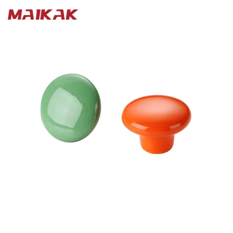 MAIKAK ярких цветов круглая мебельная керамическая ручка для ящика шкафа