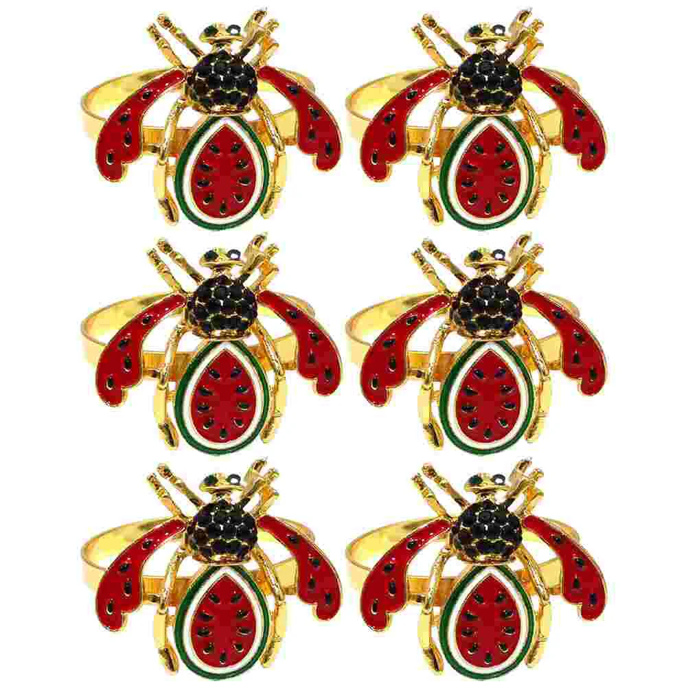 

Dining Table Napkin Holders Festival Rings Party Decoration Ornament Buckles Decors