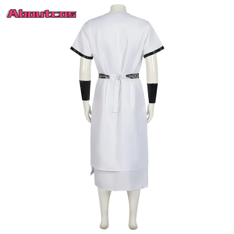 Хэллоуин Белый Самурай Aboutcos Костюм Сценический Косплей