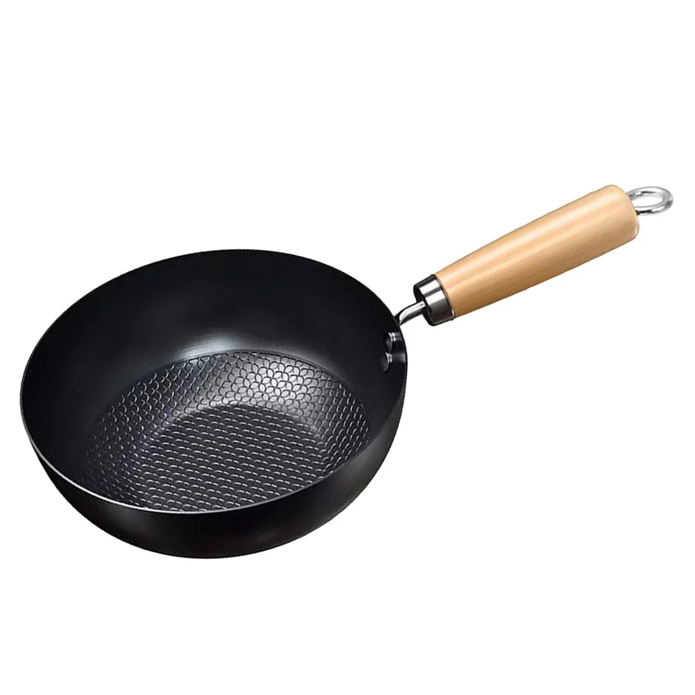 

Frying Pan Induction Hob Cooking Wok Iron Gas Stove Household Stoves Pans Small Stir-fry