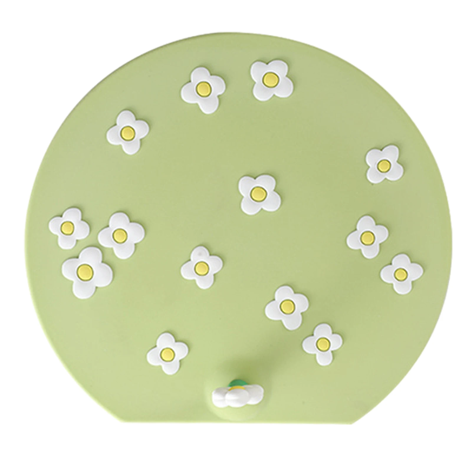 

Laundry Cute Strong Adsorption Tub Stopper With Flower Handle Bathtub Drain Good Sealing Kitchen Sink Reusable Silicone Bathroom