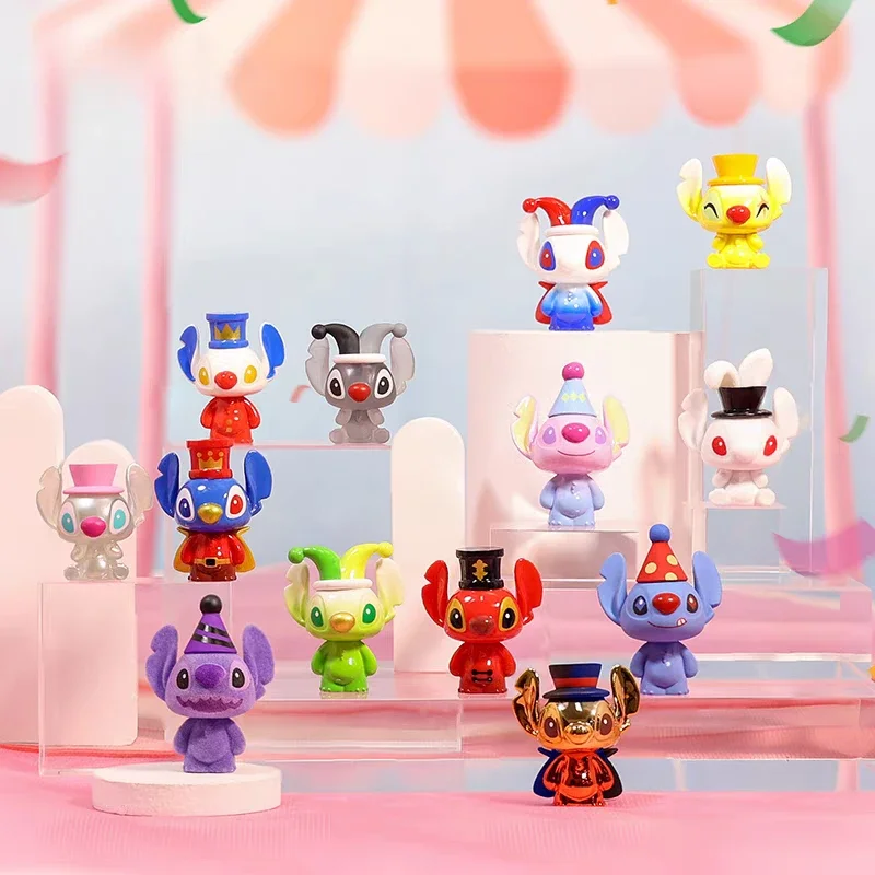 Disney Mini Stitch Circus Fantasy Series слепая коробка сумка аниме фигурки ПВХ коллекция игрушек