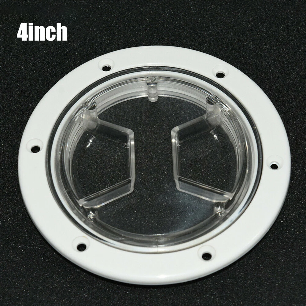 

New Accessories High Quality Top Lid Lock Deck Plate 1pc 4Inch Anti-aging Anti-corrosive Inspection Hatch Cover