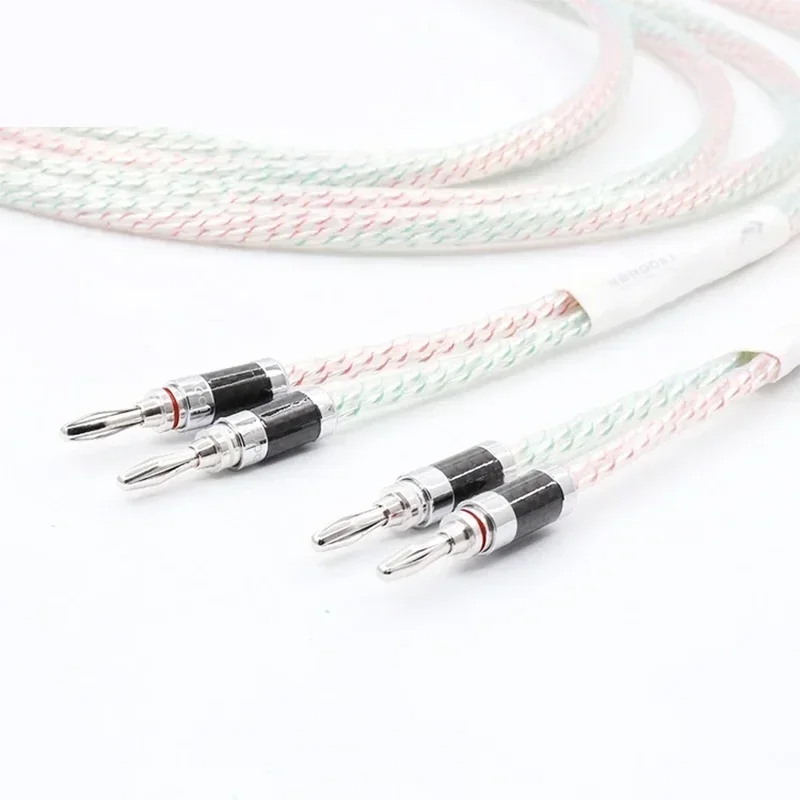 Пара акустических кабелей серии Nordost Valhalla HiFi 7N OCC аудиокабель для