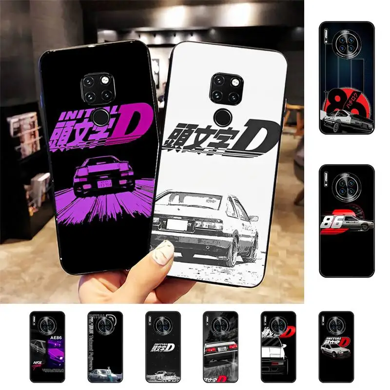 

Anime Initial D AE86 Tail Light Posters Phone Case for Huawei Mate 20 10 9 40 30 lite pro X Nova 2 3i 7se