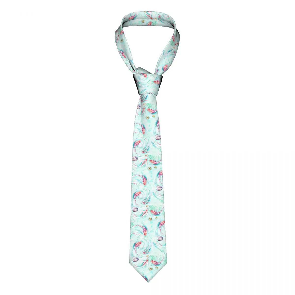 

Casual Arrowhead Skinny Japan Carp Koi Fish Pond Necktie Slim Tie For Men Man Accessories Simplicity For Party Formal Tie