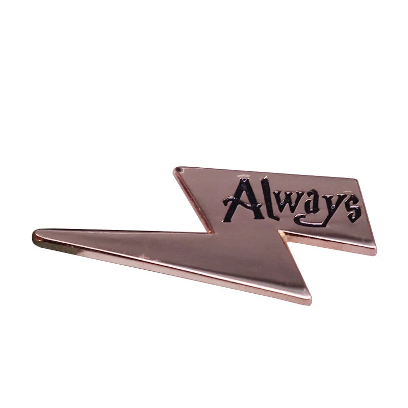 

Lightning Enamel Pin Wrap Clothes Lapel Brooch Fine Badge Fashion Jewelry Friend Gift