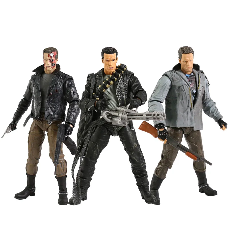 

Фигурка NECA Terminator T-800, Арнольд Шварценеггер, Tech Noir/штурмовая экшн-фигурка полицейского учащихся, модель, игрушка, подарок, коллекционная фигурка