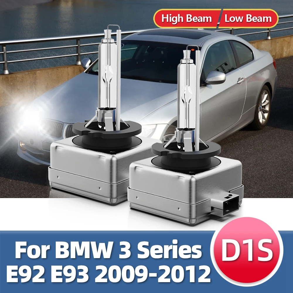 

2pcs/lot HID Xenon Headlight Bulb 12V DC 35W Headlamp 6000K D1S For BMW 3 Series E92 E93 2009 2010 2011 2012