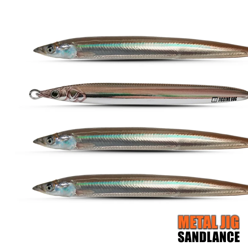 Фото Mr JigginG Biomimetic Sandlance Metal Jig 30 г 40 г 60 г 80 г 100 г 120 г испанская приманка для скумбрии Katsuo Fast Hairtail рыболовная приманка №3