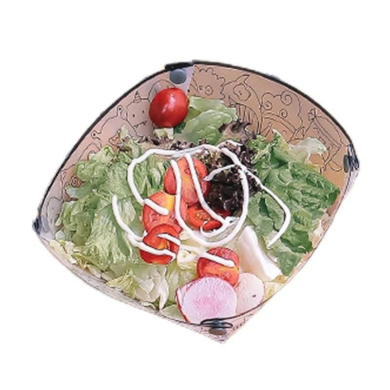 Складная пластиковая посуда складная чаша тарелка чашка фильтр разделочная