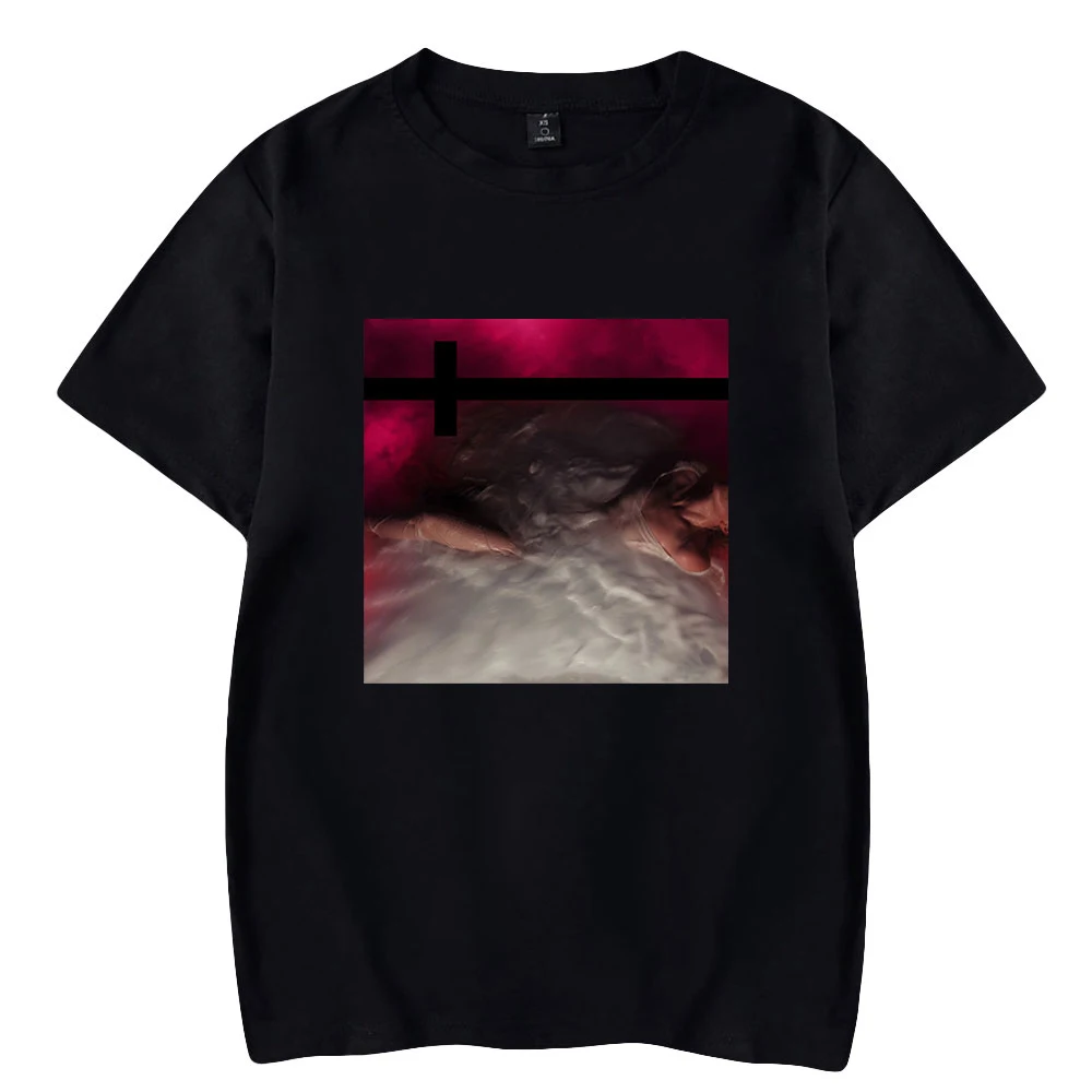 Футболка унисекс с круглым вырезом и коротким рукавом, в стиле Харадзюку