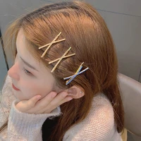 2 pcs rhinestones hair clip for women hair accessories crystal hair clips girls barrette hair pins hair jewelry headdress