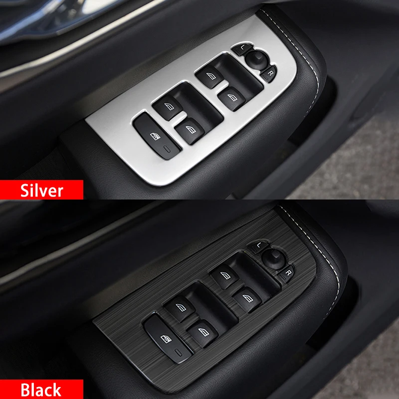 Фото Для Volvo XC60 2018 2019 2020 2021 2022 2023 2024 2025 автомобильное стекло переключатель подъема панель декоративная крышка аксессуары №4