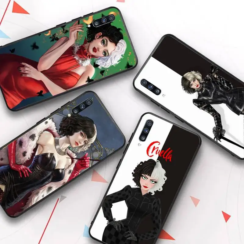 

Cruella-cartoon Phone Case for Redmi 8 9 9A for Samsung J5 J6 Note9 for Huawei NOVA3E Mate20lite cover