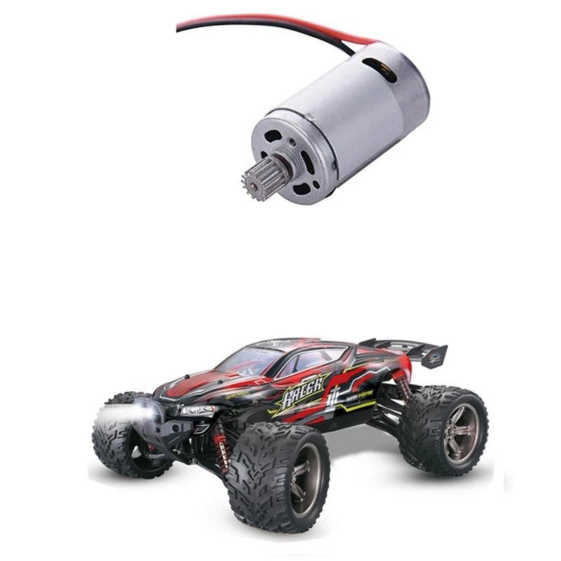 Двигатель 390 с шестерней для XLH XINLEHONG X9115 X9116 X9120 1/12 Monster Truck RC автомобильные запасные