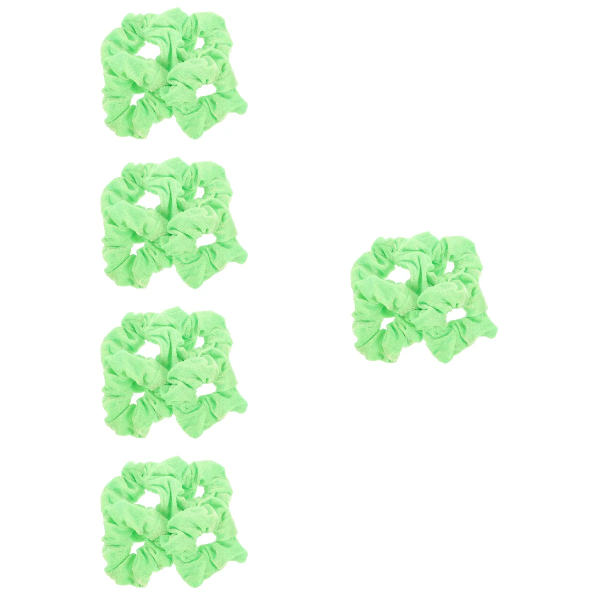 

20 шт., Женские Фланелевые резинки для волос