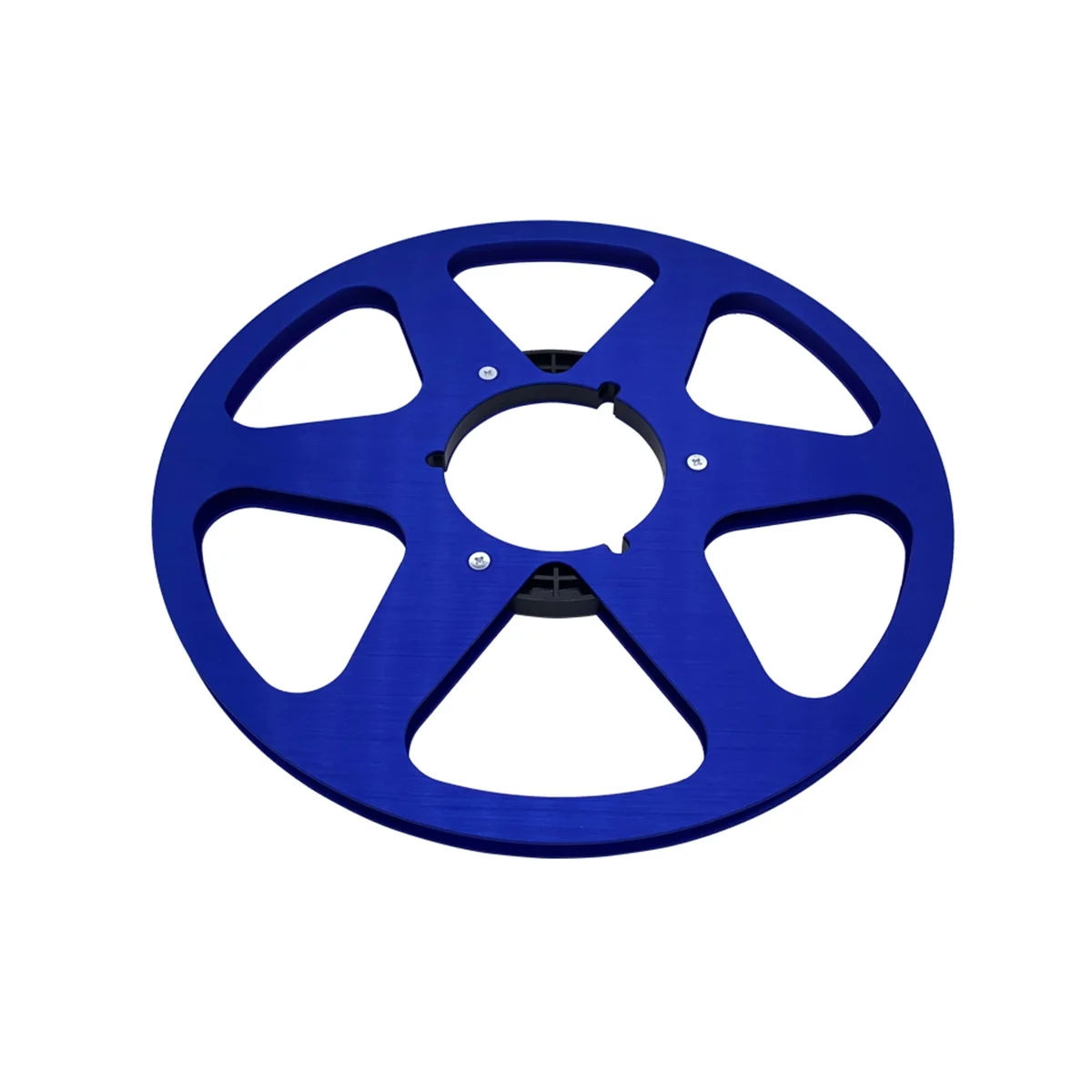 

New Analog Audio 10.5Inch X ¼Inch Metal Tape Reel - HUB Open Reel Audio Aluminum Takeup Reel (Blue)