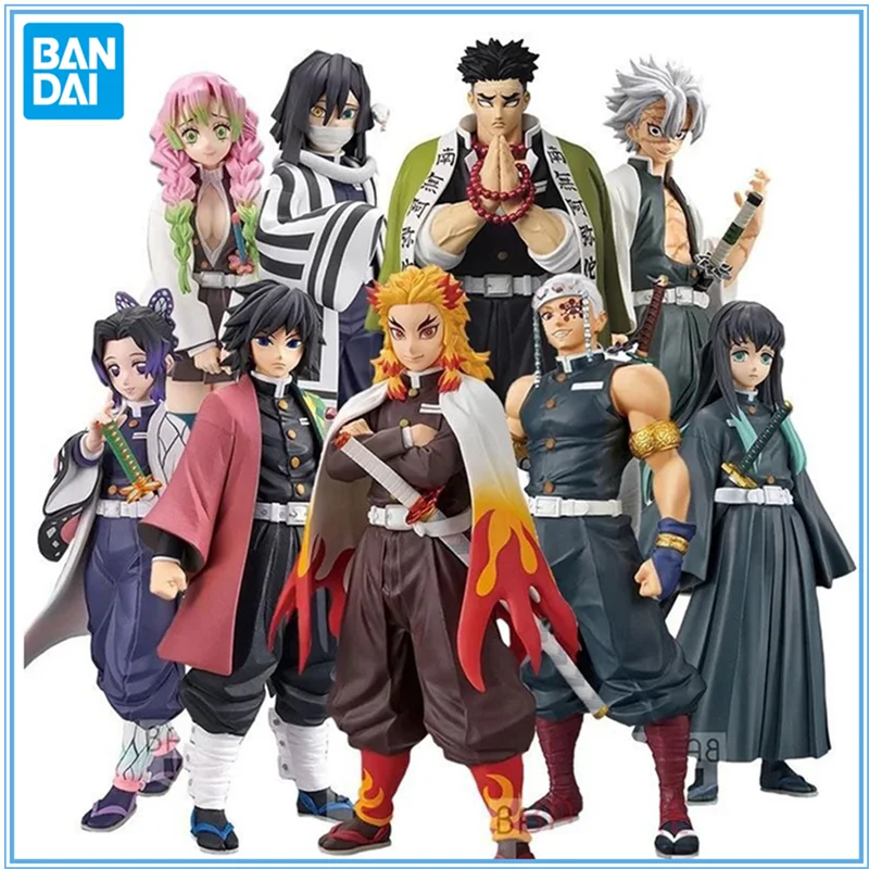 

Anime Demon Slayer Figure Kamado Tanjirou Nezuko Action Figures PVC Model Toys Zenitsu Figurine Inosuke Kimetsu No Yaiba Figura